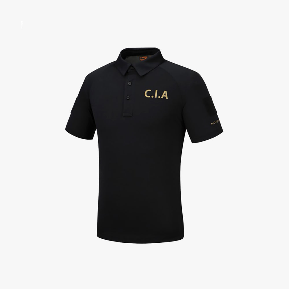 하이퍼옵스 C.I.A 콜라보레이션 로고 셔츠