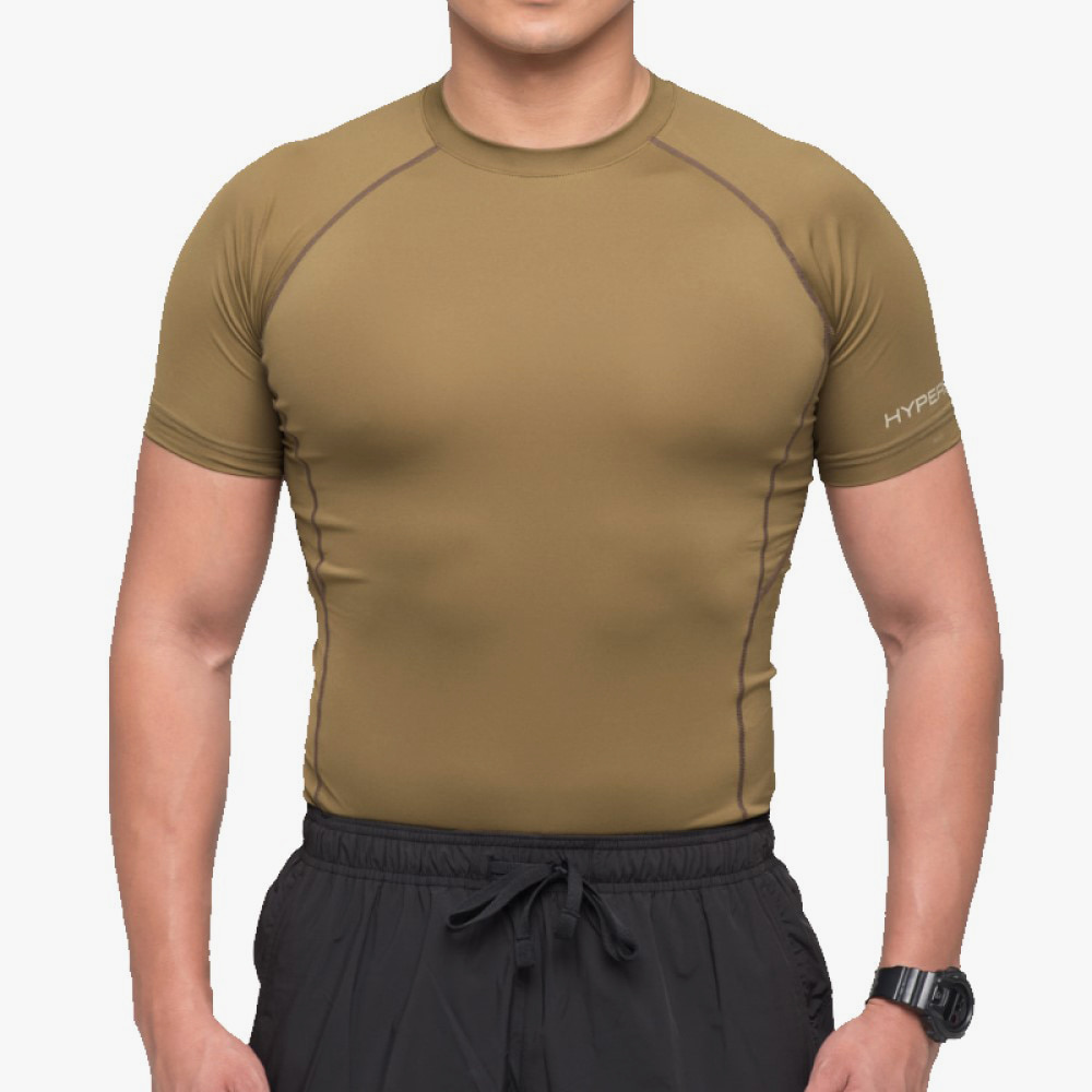 하이퍼옵스 컴프레션 폴컴 폴리진 티셔츠 3컬러