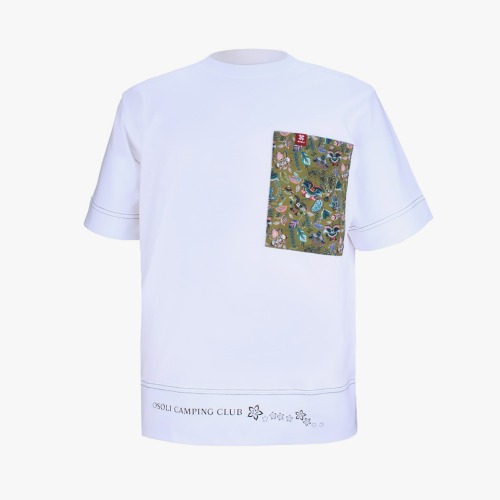 오쏠리 프린팅 포켓 티셔츠 3사이즈