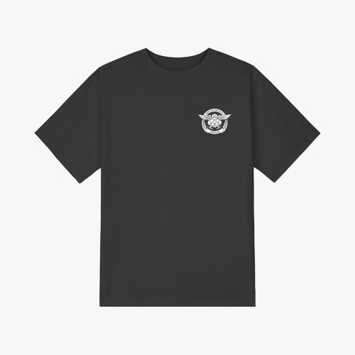 MGEAR 에어리얼 베이직 블랙 티셔츠 119 소방