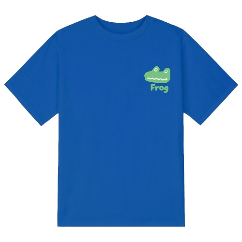 PAP 개구리 로고 반팔티셔츠 블루