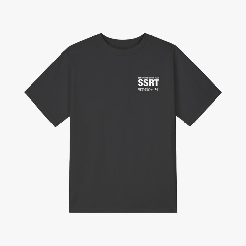 MGEAR 에어리얼 베이직 티셔츠 SSRT 이니셜 로고