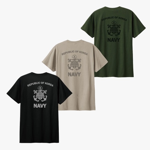 NAVY 해군 거북선 반팔 티셔츠 3컬러